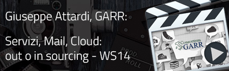 Giuseppe Attardi, intervistato al Workshop GARR 2014 ci parla di: Servizi, Mail, Cloud: out o in sourcing