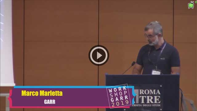 Nuovi scenari della rete IP: come cambiare la rete e vivere felici - M.Marletta - Workshop GARR 2019 Nuovi scenari della rete IP: come cambiare la rete e vivere felici - M.Marletta - Workshop GARR 2019
