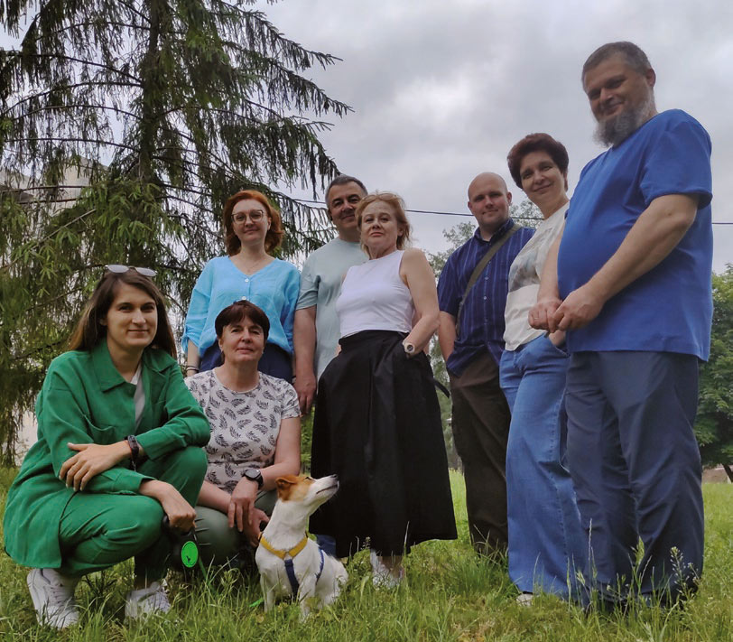 Il team della rete della ricerca ucraina URAN - credits: URAN